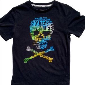 Mossimo Boys Skateboard Skull Graphic Tee
